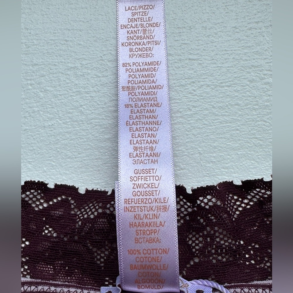 NEW Savage x Fenty Cotton Essentials Lace-Trim Shortie Panty size Large - Picture 6 of 10